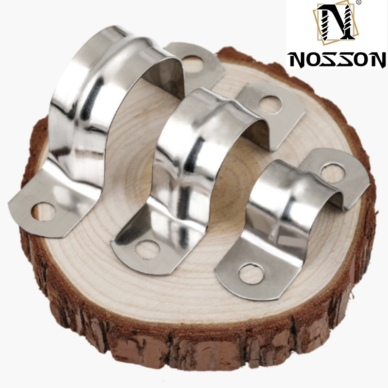 Stainless Steel Collar Pipe Clamps Customized ZINC Finish Heavy Duty Clamp for OEM Support in Manufacturing Processes