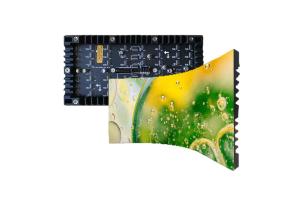 China IP45 Indoor Advertising LED Display Soft Smd2121 P4 RGB LED Module wholesale
