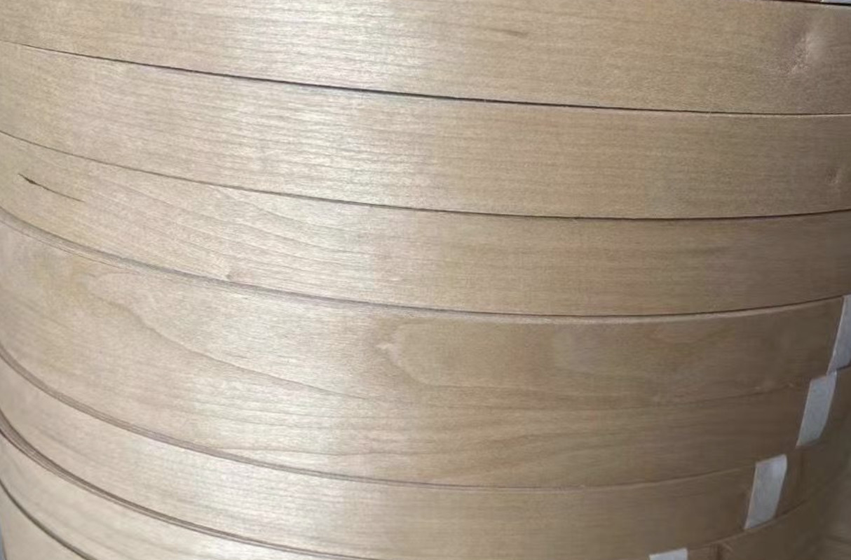 Moderate Glossiness Cherry Veneer Edge Banding 8mm-300mm X Length 200m