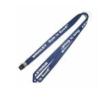 Polyester Double Bulldog Clip Lanyards Promotional Customised Lanyard Card