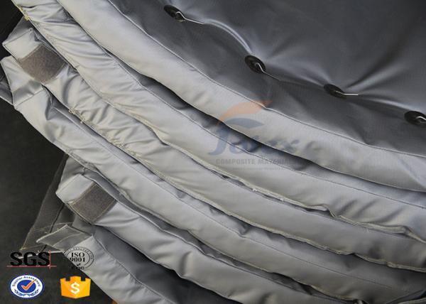 Lightweight Fiberglass Thermal Insulation Jackets , Removable Insulation Covers