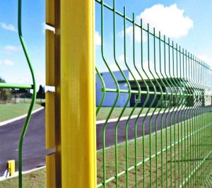 China Galvanized Steel 3D Curved Security Welded Fence Panels 50x200mm 50x150mm wholesale