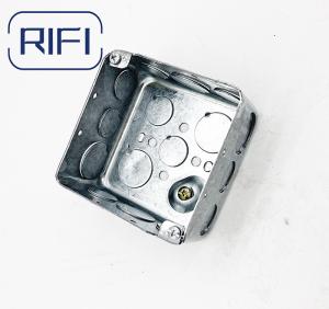China 2 Gang Metal Wall Electrical Jucntion Box Square Shape wholesale