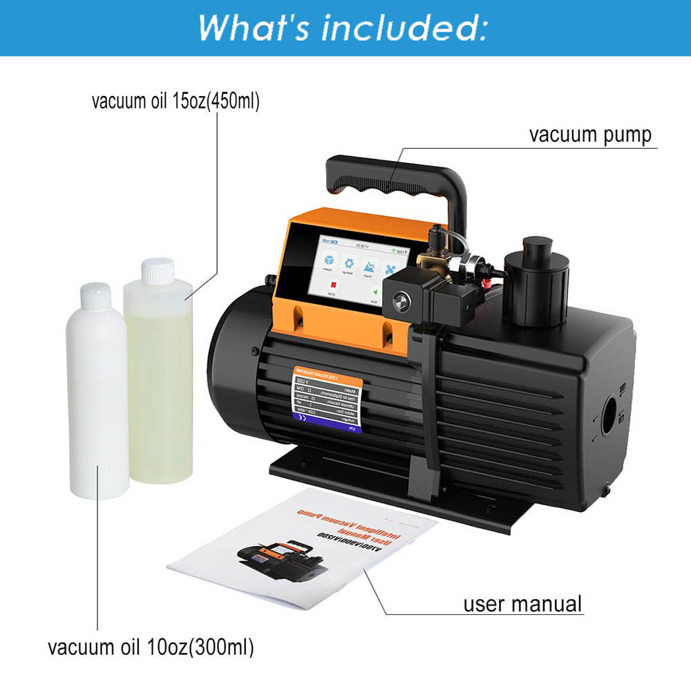 V1200 Refrigeration Spare Parts HVAC Vacuum Pump 12 CFM Dual Stage