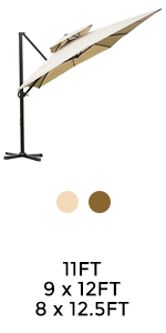 Rectangular Patio Umbrella 