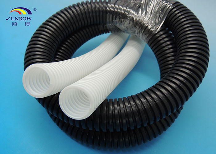 White Corrugated Pipes Corrugated Plastic Pipe Automobile 0.5mm-30mm