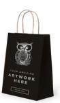 Embossed Printing Paper Bag 250gsm Printed Paper Carrier Bags
