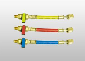 China Durable Manifold Gauge Set R410A 800PSI Refrigerant Charging Hose wholesale