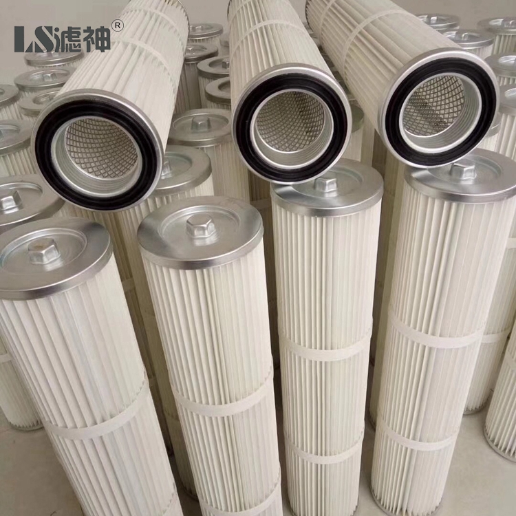 Quick Dismantling Anti Static Air Filter Oil Removing Dust Collector Cartridge