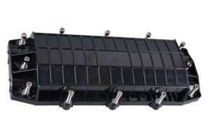 China 24 Core Horizontal Type Fiber Optic Enclosures In Line Splice Closure 2in 2out wholesale