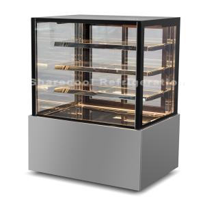 China Commercial Stainless Steel Fan Cooling Cake Showcase Refrigerate Cake Display wholesale