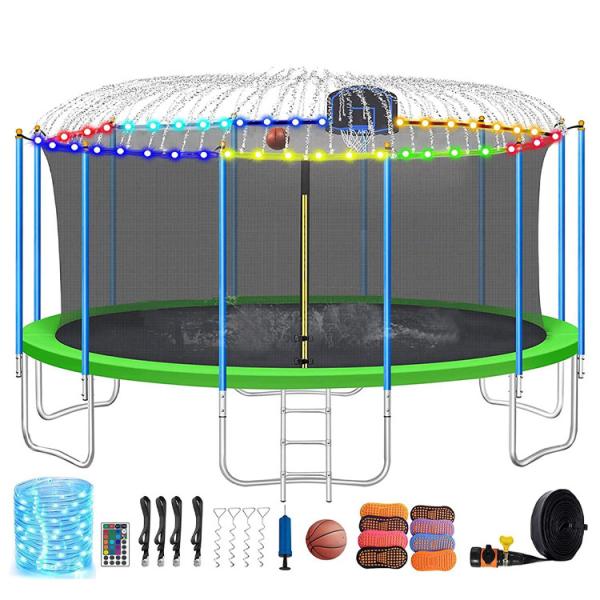 Outdoor Park Round 10FT Fitness Jumping Trampoline with Safety Net and Custom