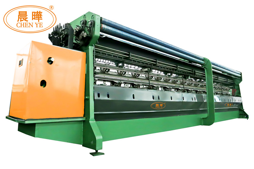 DRCA Open Cam Raschel Warp Knitting Machine , Double Needle Bar Raschel Net Machine