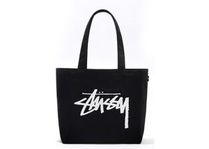 China Durable Cotton Tote Bags Black Cotton Fabric Natural Environmental Protection wholesale