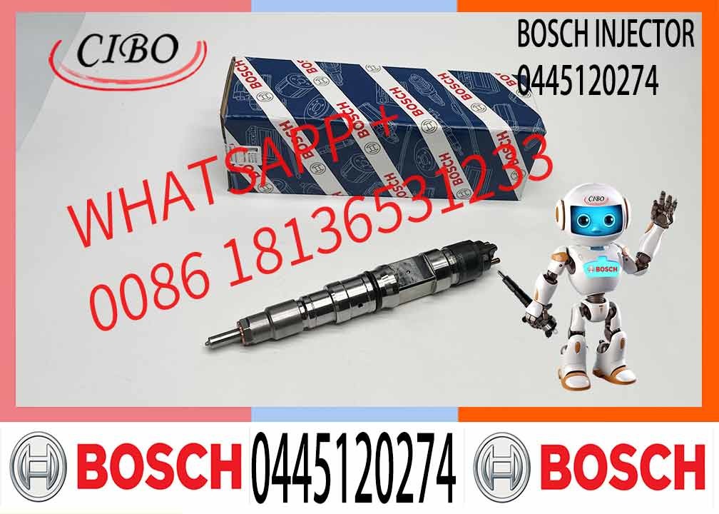 Diesel Fuel Injector Common Rail Injector Assembly 0445120274 0445120217 for MAN TGS TGA TGL