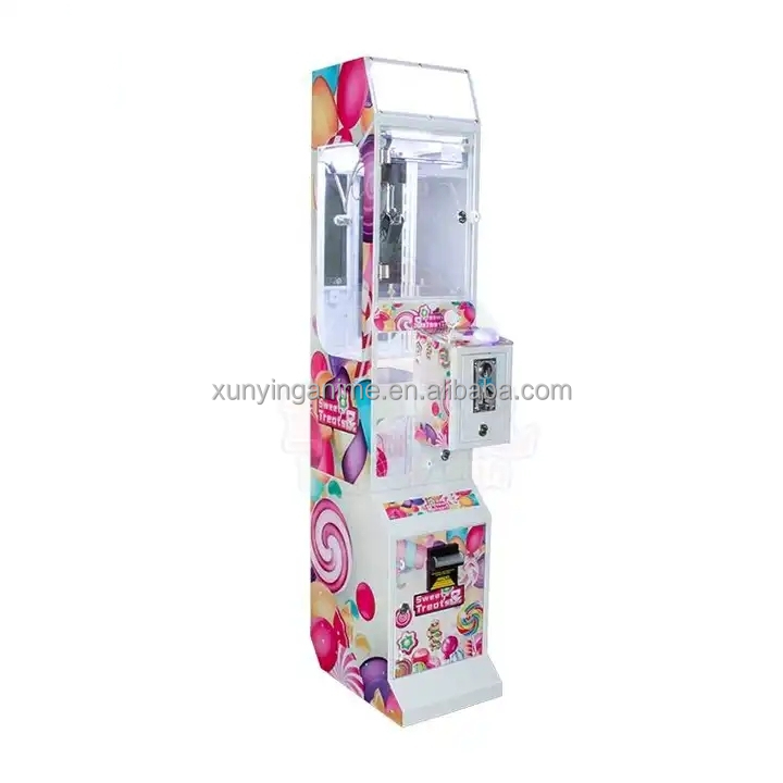 Voltage 110V/220V/230V Clip Doll Machine Mini Gift Doll Catch Prize Game Toy Crane Claw Machine