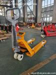 3000kg Weighing Manual Hydraulic Hand Pallet Truck With Weigh Scale
