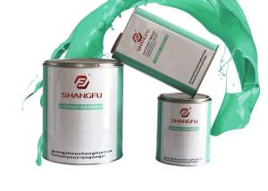 China Bright Light Waterproof Outdoor Paint , Green Iron Spray Metal Primer Paint wholesale