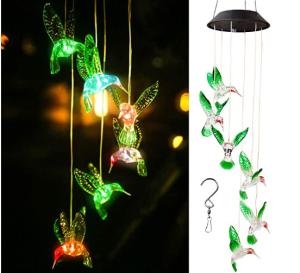 China 4.8 Inches Hummingbird Animal Shaped Solar Garden Lights wholesale