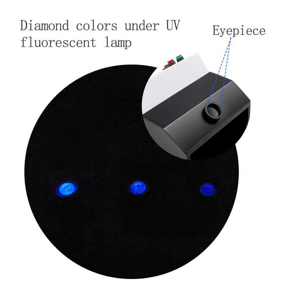 UV Lamp Gemological Instrument Drawer Type With Grading Device