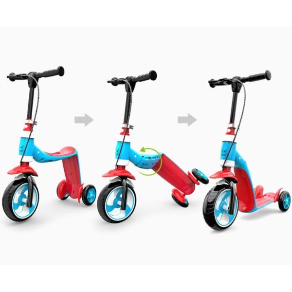 2 In 1 Skate Kick Scooter