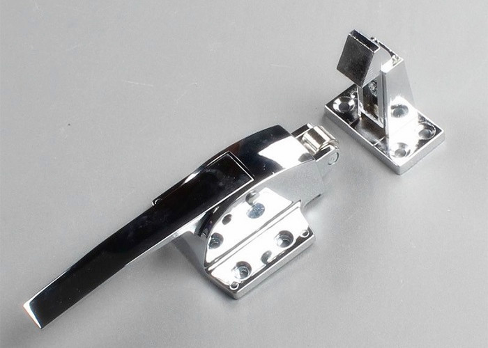 Industrial Refrigerator Door Handle 1050S Plain Surface Mount Latch 5" Zamac