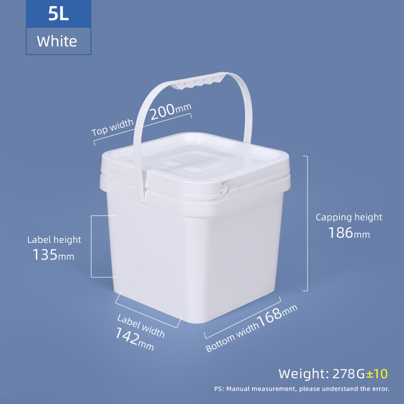 Food Storage Container Manufactured With Plastic And Customized Logo Printing