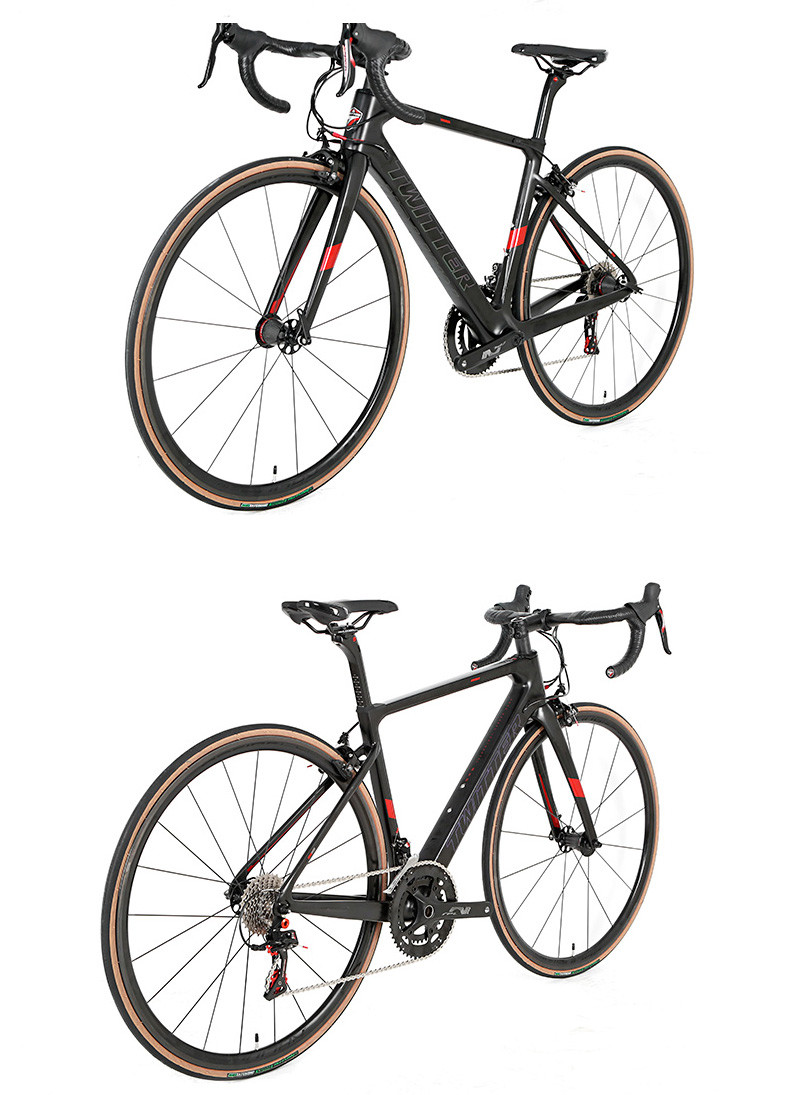 Twitter STEALTH Pro Carbon Fiber Racing Bike 54cm Frame 8.7KG