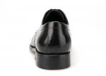 Italian Mens Leather Dress Shoes Black Lace Dress Shoes For Business Office