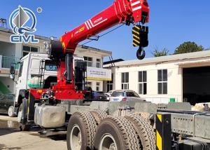 China 6000 / 8000kg Knuckle Truck Mounted Crane in White Red Boom Truck Crane SQ6ZK3Q wholesale