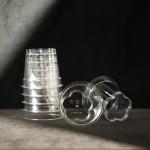 Food Grade Plastic Cups With Lid For Water In Party And Outdoor