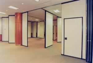 China Office Foldable Movable Partition Walls Wooden Melamine Finish wholesale