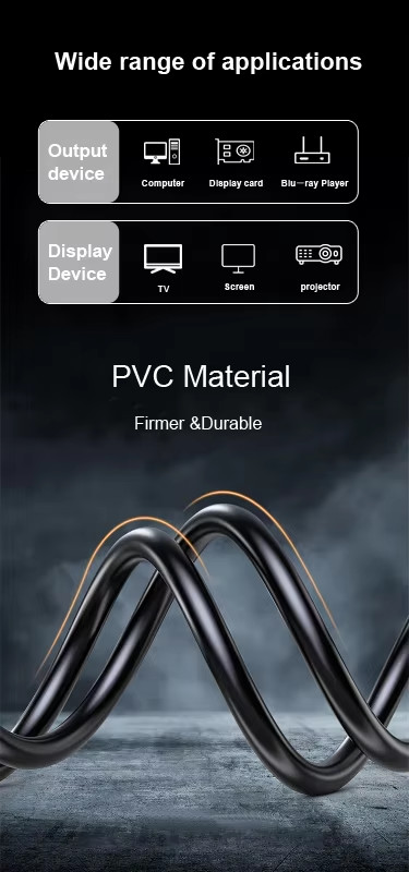Digital&analog signals dual link DVI Cable 24+1 computer multimedia 1080 P/144 Hz DVI-D24+1 2 K 60 Hz in stock