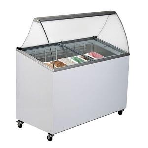 China Gelato Ice Cream Display Freezer LED Lighting Low Power Consumption wholesale