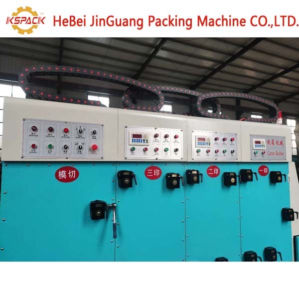 2colors 1200x2400 Printer Slotter Die Cutter Corrugated Machine Customized