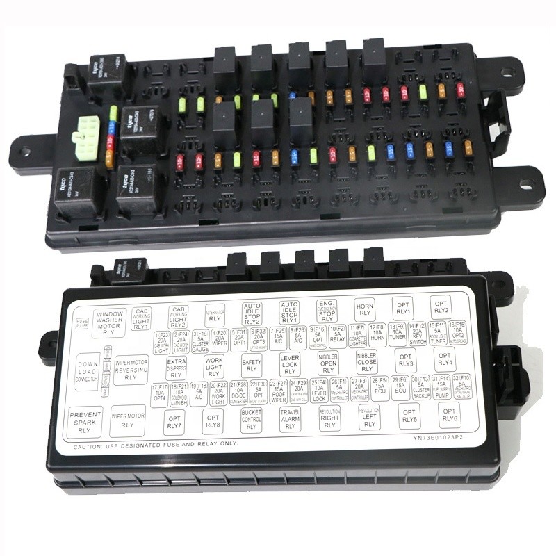 YN73E01024P2 YN24E00016F2 SK210-8 SK250-8 SK350-8 Relay Box Assy SK200-8 Fuse Box