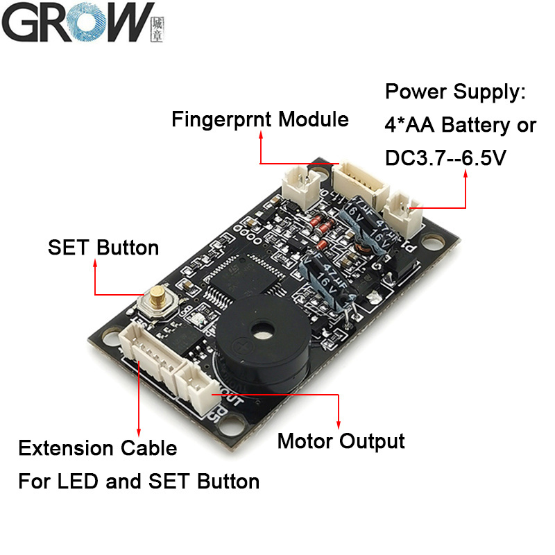 High Security Fingerprint Scanner Module KS200 With 4*AA Battery