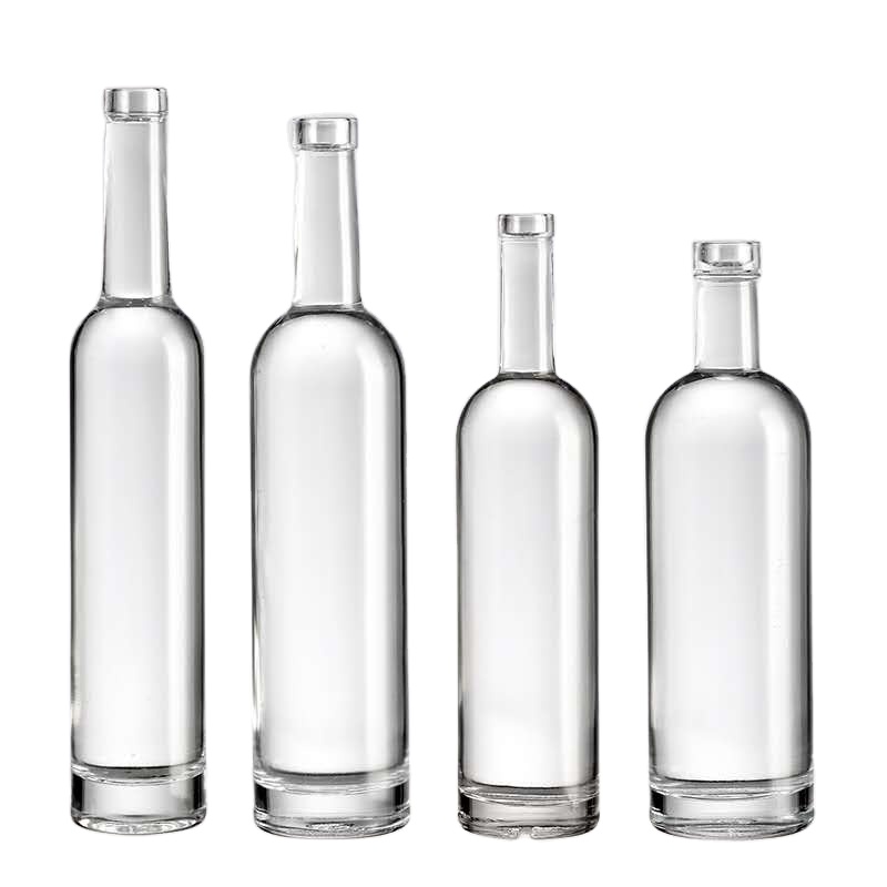 200ml 375ml 500ml 700ml 750ml 1000ml Wine Glass Bottle for Liquor in Oslo end Design