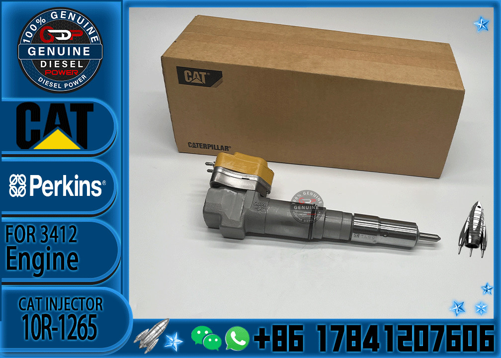 diesel injector nozzle 174-7526 10R-1265 common rail injector 174-7526 10R-1265 Injector for Caterpillar 3412E 3408E ENG