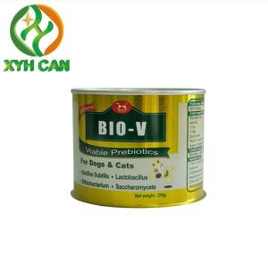 China Milk Powder Tin Can Round Tinplate Metal Box Canned Tin For Dag Food Hight Adjustable wholesale