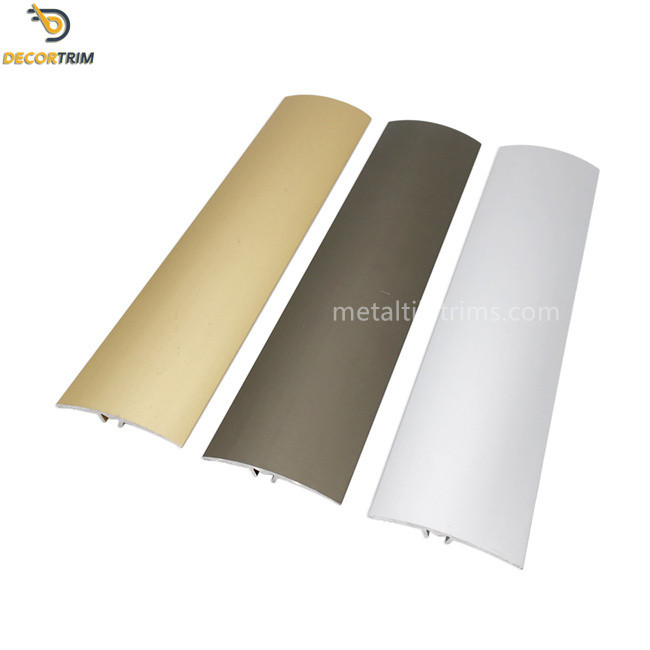 Anodized Matt Silver Floor Transition Strip Same Height 40.5mm Width