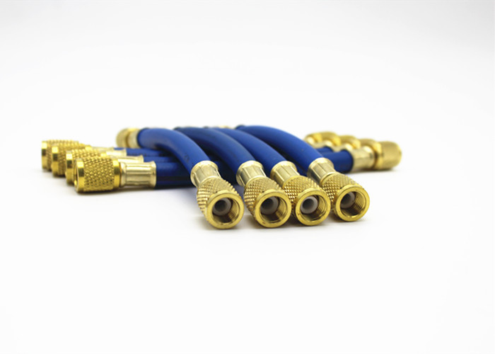 Blue Color R410a Refrigerant Hose Plus II 1/4" Heavy Duty HCA Straight