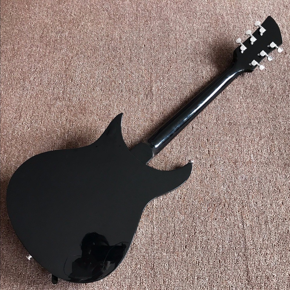 Wholesale and Hot selling OEM Custom Rickenback style black Electric Guitar