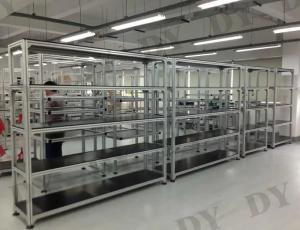 China 4040 Aluminum Shelf Profile Polishing Brushing Sand Blasting wholesale