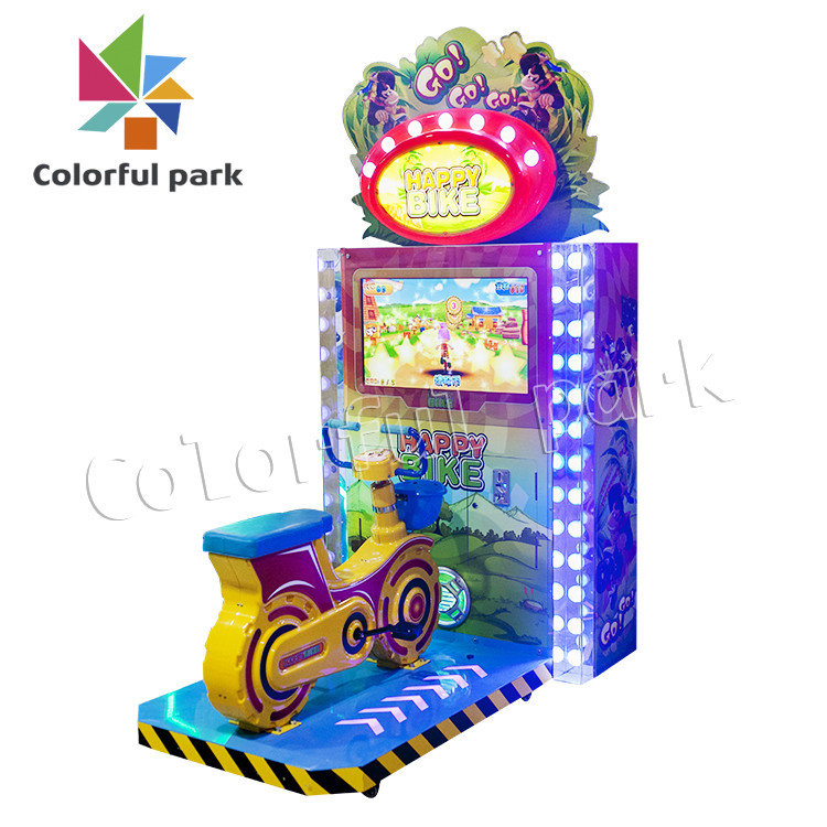 Happy Bike Kid Arcade Machine Ride On Motorbike 1960mm Height For amusement park
