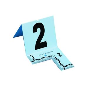 China P063 Three fold plastic photo evidence numbers(1-50) wholesale