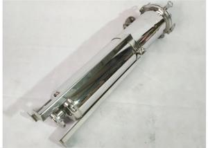 China Single Bag Stainless Steel Cartridge Filter Housing Cylindrical Shape wholesale