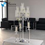 K9 Crystal Glass Candelabra For Sale Taper Pillar Candles Wedding Party Table