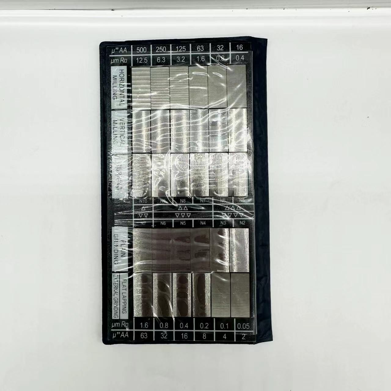 45 Super Carbon Steel Surface Roughness Comparator Contrast Specimen Block for Industrial