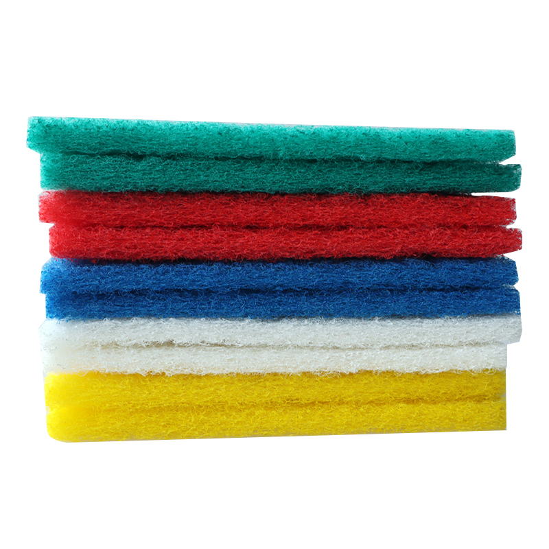 Fiber Nylon Scrub Pad High Efficiency Industrial Scouring Pads Environmental Friendly